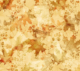 Autumn Breeze : Leaf Texture Ochre