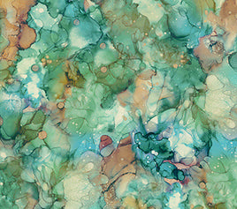 Autumn Breeze : Texture Med Teal