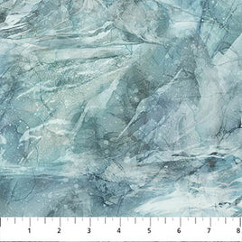Tundra Crossing : Rock Texture Med Blue