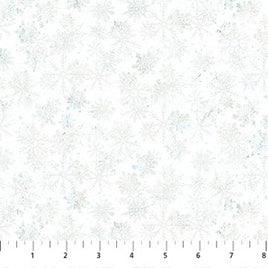 Tundra Crossing : Snowflakes White