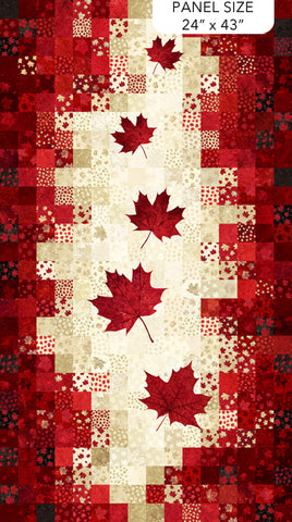 Oh Canada 14 : 24" Patchwork Panel