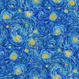 Starry Night : Night Sky DarK Blue