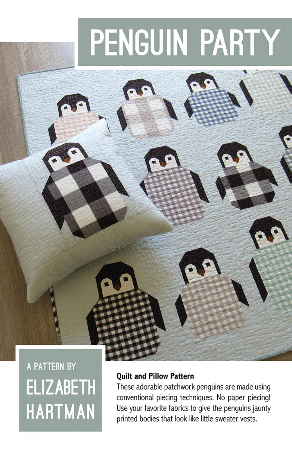 Elizabeth Hartman : Penguin Party Pattern