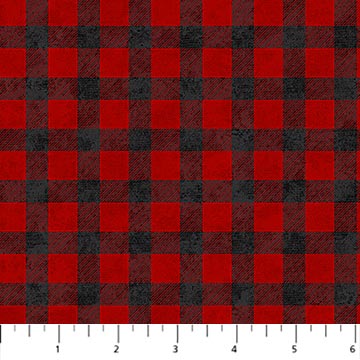 Cozy Up Flannel  : Buffalo Check Red F25279-24