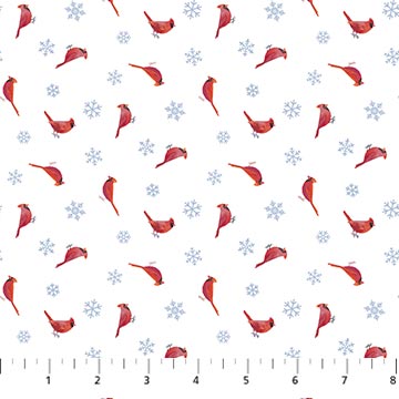 Donkeys Christmas Flannel  : Cardinals F25330-10