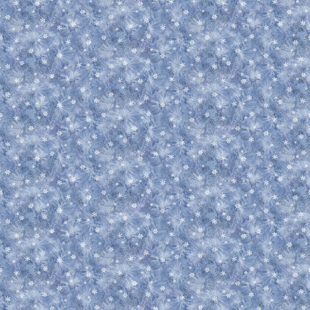 Winter Jays Flannel  : Snowflakes F27200-44