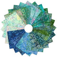 Artisan Batiks Paisley Garden 5" Squares