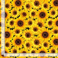 Fall Is In The Air : Packed Sunflowers (Metallic)
