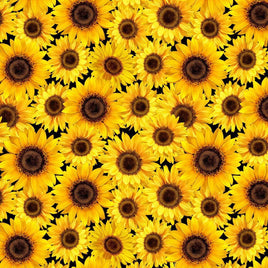 Fall Is In The Air : Packed Sunflowers (Metallic)