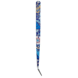 Fine Point Tweezers Blue Floral