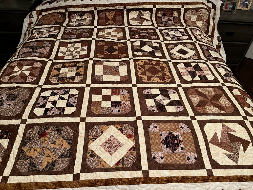 Beige Sampler Quilt