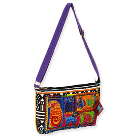 Laurel Burch Bags : Dog Tails Medium Crossbody