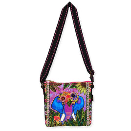 Laurel Burch Bags : Elephant Crossbody Bag