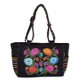 Laurel Burch Bags : Flowers Vigne et Fleurs Shoulder Tote