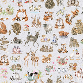 Together : Packed Animals Soft Grey