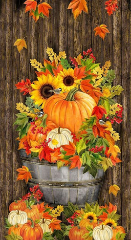 Fall Is In The Air : 24" Panel (Metallic)
