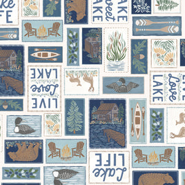 Lakeside Days : Blocks White 5731-E