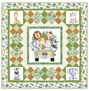 Wee Safari : What We'll See Quilt Kit