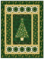 O Christmas Tree : Twinkling Stripes Quilt Kit 50" x 67"