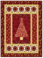 O Christmas Tree : Twinkling Stripes Quilt Kit 50" x 67"
