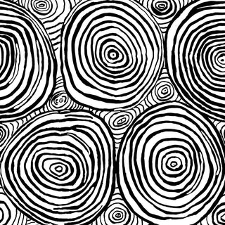 Kaffe Fassett : Onion Rings PWBM070.Black
