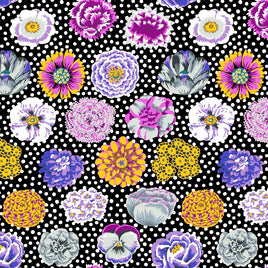 Kaffe Fassett : Big Blooms PWGP091.Black