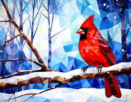 Christmas Cardinals : Frost and Feather