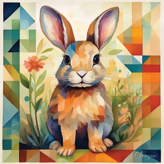 Woodland Animals : Baby Bunny  Notecard