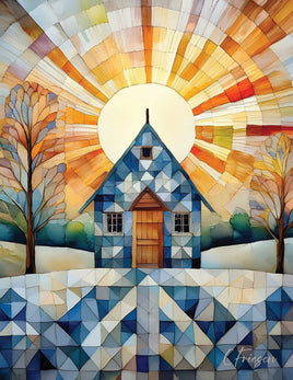 Quilted Cabins : Indigo Cabin