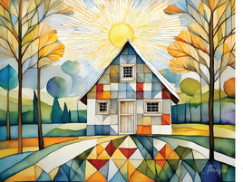 Quilted Cabins 2 : Half Story