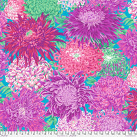Kaffe Fassett : Japanese Chrysanthemum 108" Backing QBGP003.Magenta