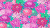 Kaffe Fassett : Japanese Chrysanthemum 108" Backing QBGP003.Magenta