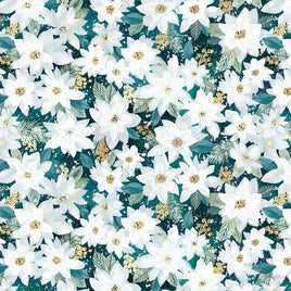 Dear Stella : Sweater Weather : Star Poinsettias Multi