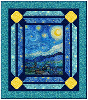 Starry Night : Slider Quilt Kit 72 x 82