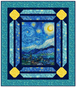 Starry Night : Slider Quilt Kit 72 x 82