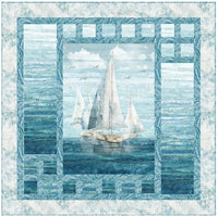 Smooth Sailing : Lets Set Sail Quilt Kit 65 x65