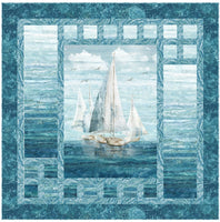 Smooth Sailing : Lets Set Sail Quilt Kit 65 x65