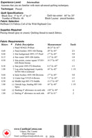 Starry Highland Cow Pattern