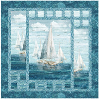 Smooth Sailing : Lets Set Sail Quilt Kit 65 x65