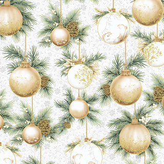 Ornament Grove  : Ornament Lt Gray/Gold
