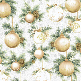 Ornament Grove  : Ornament Lt Gray/Gold