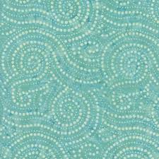 TT Tonga Batiks : Dotted Spirals Shore