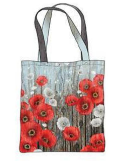 Poppy Meadow : Tote Bag Panel