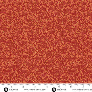 Laundry Basket Quilts : Dahlia : Sagebrush Blood Orange