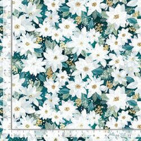 Dear Stella : Sweater Weather : Star Poinsettias Multi