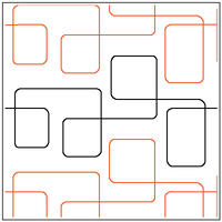 Quilting Service Pantograph : Mach1  (5.25" Vertical Repeat)