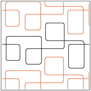 Quilting Service Pantograph : Mach1  (5.25" Vertical Repeat)