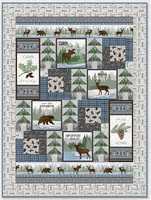 Timberland Trails : Throw Quilt Kit 55x74