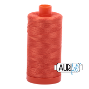 Aurifil 50wt Cotton Mako 1154 Dusty Orange - 1300m large spool