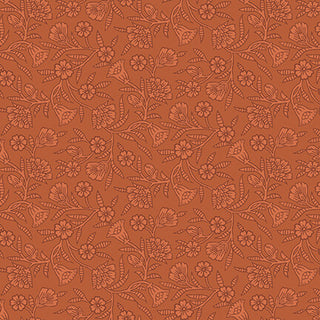 Ashton  : Floral Stamp Orange 1673-33